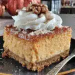 pumpkin cheesecake bars - featured image