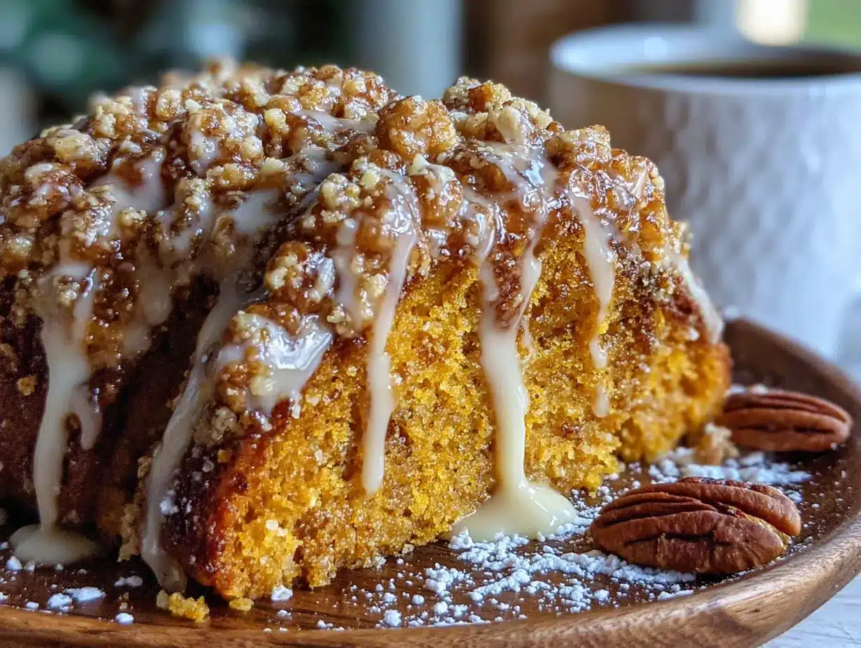 pumpkin coffee cake preparation steps