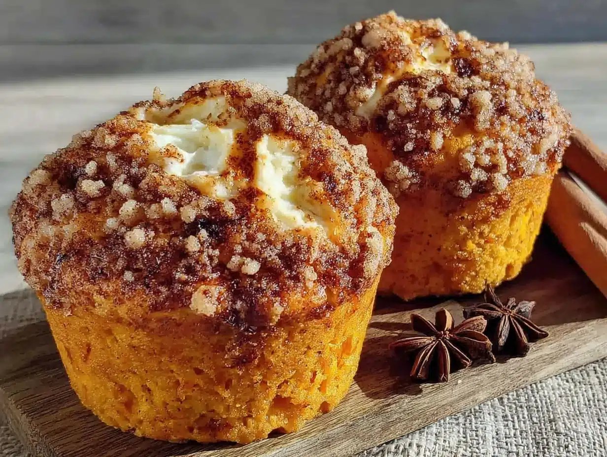 pumpkin cream cheese muffins preparation steps