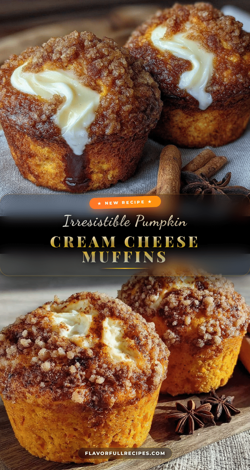 pumpkin cream cheese muffins recipe