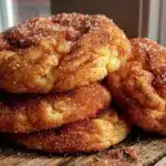pumpkin snickerdoodle cookies - featured image