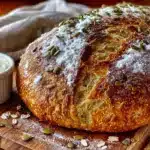 pumpkin sourdough discard loaf - featured image