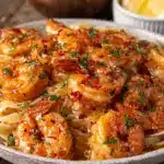 quick garlic butter shrimp scampi - featured image