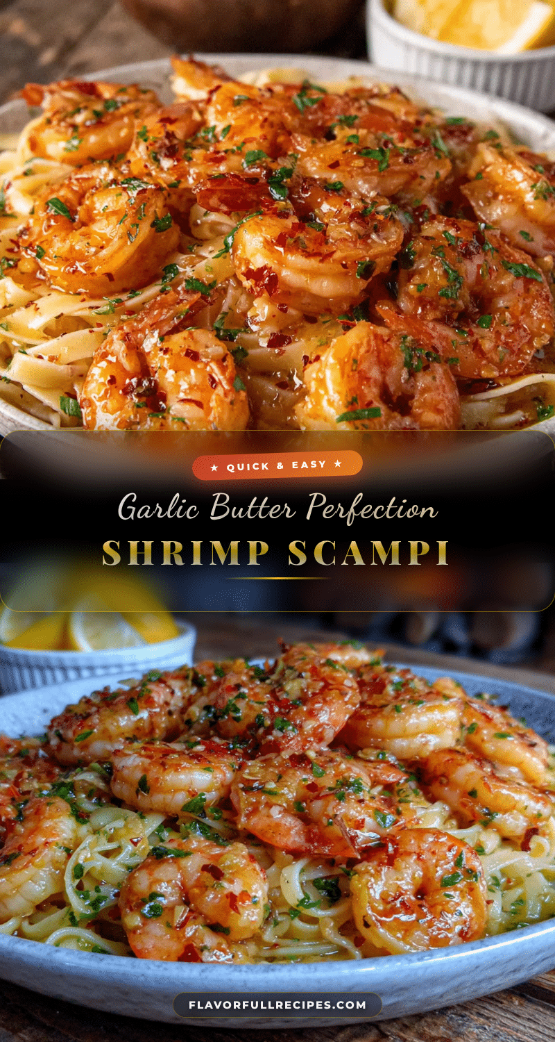 quick garlic butter shrimp scampi recipe