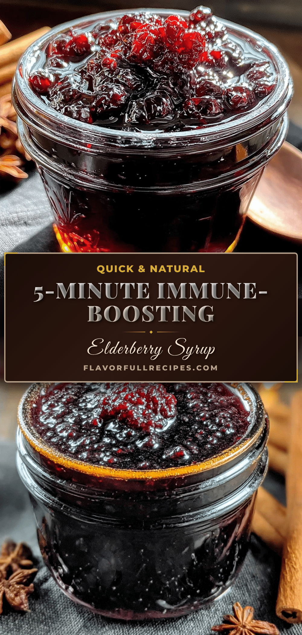 quick immune-boosting elderberry syrup recipe