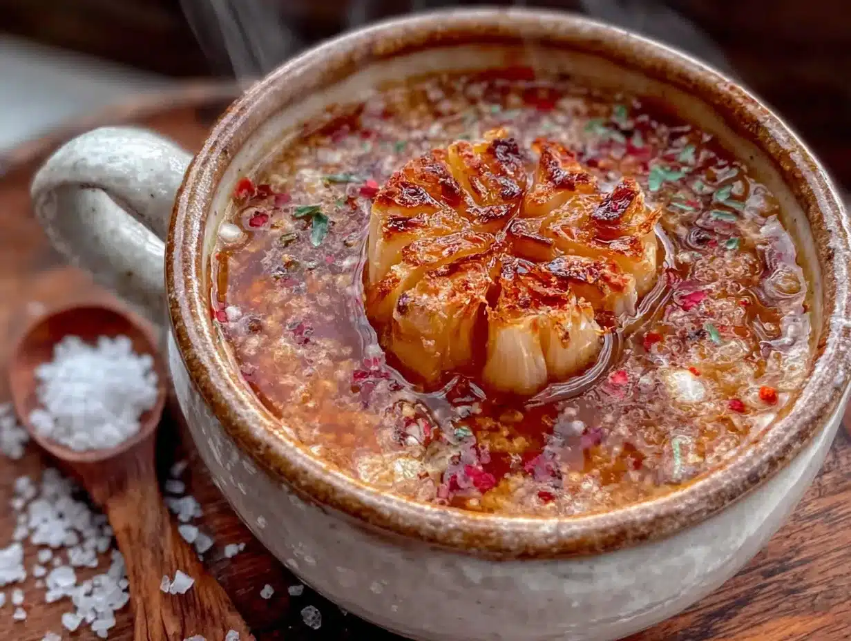 roasted garlic honey cold remedy preparation steps