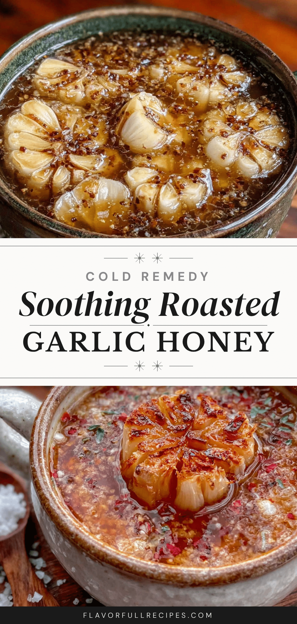 roasted garlic honey cold remedy recipe