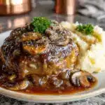 Salisbury steak with mushroom gravy - featured image
