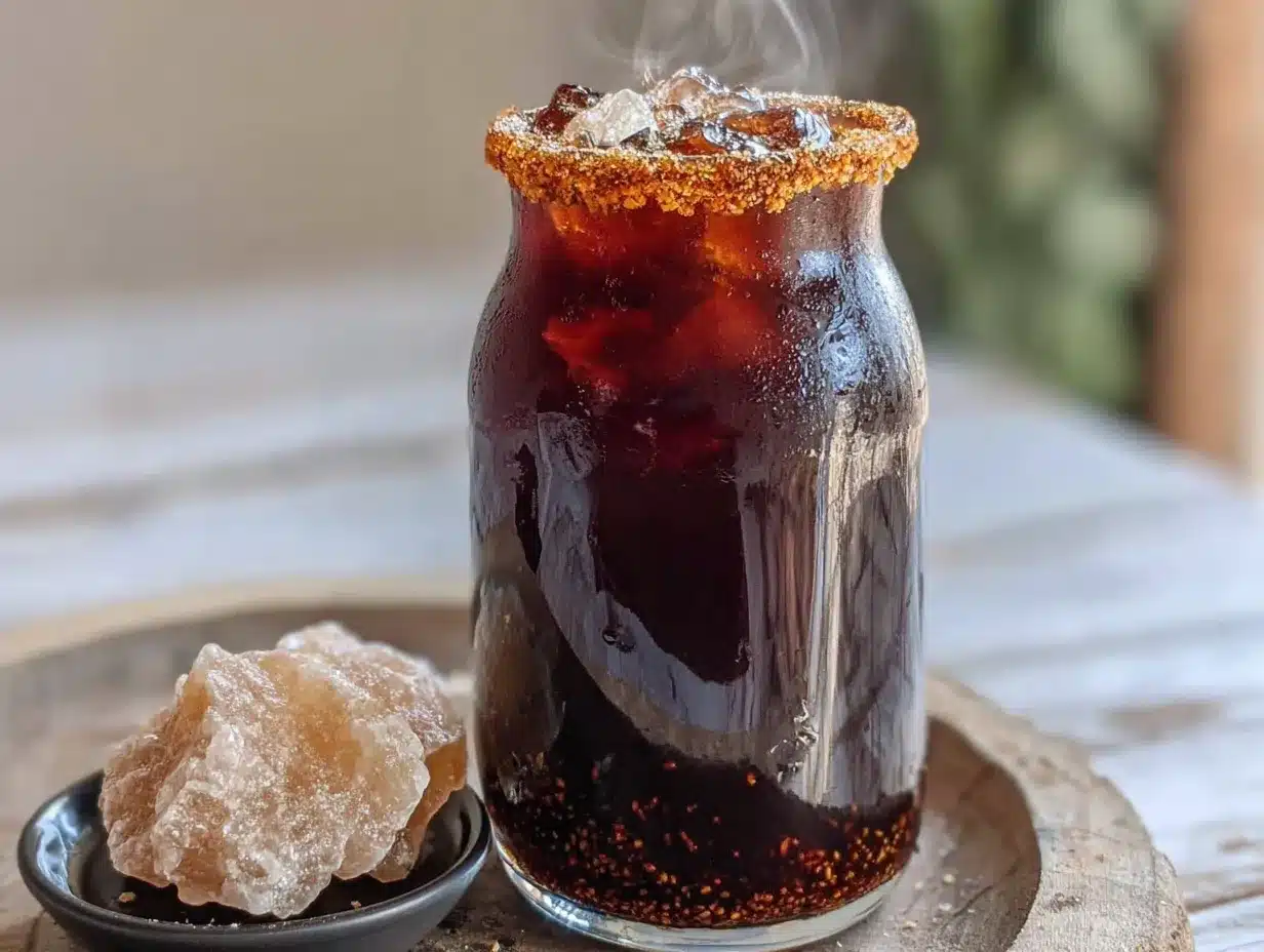 Salted Maple Brown Sugar Cold Brew Concentrate preparation steps