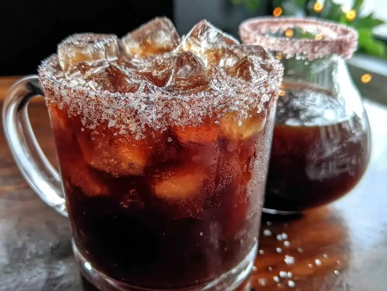 Salted Maple Brown Sugar Cold Brew Concentrate preparation steps