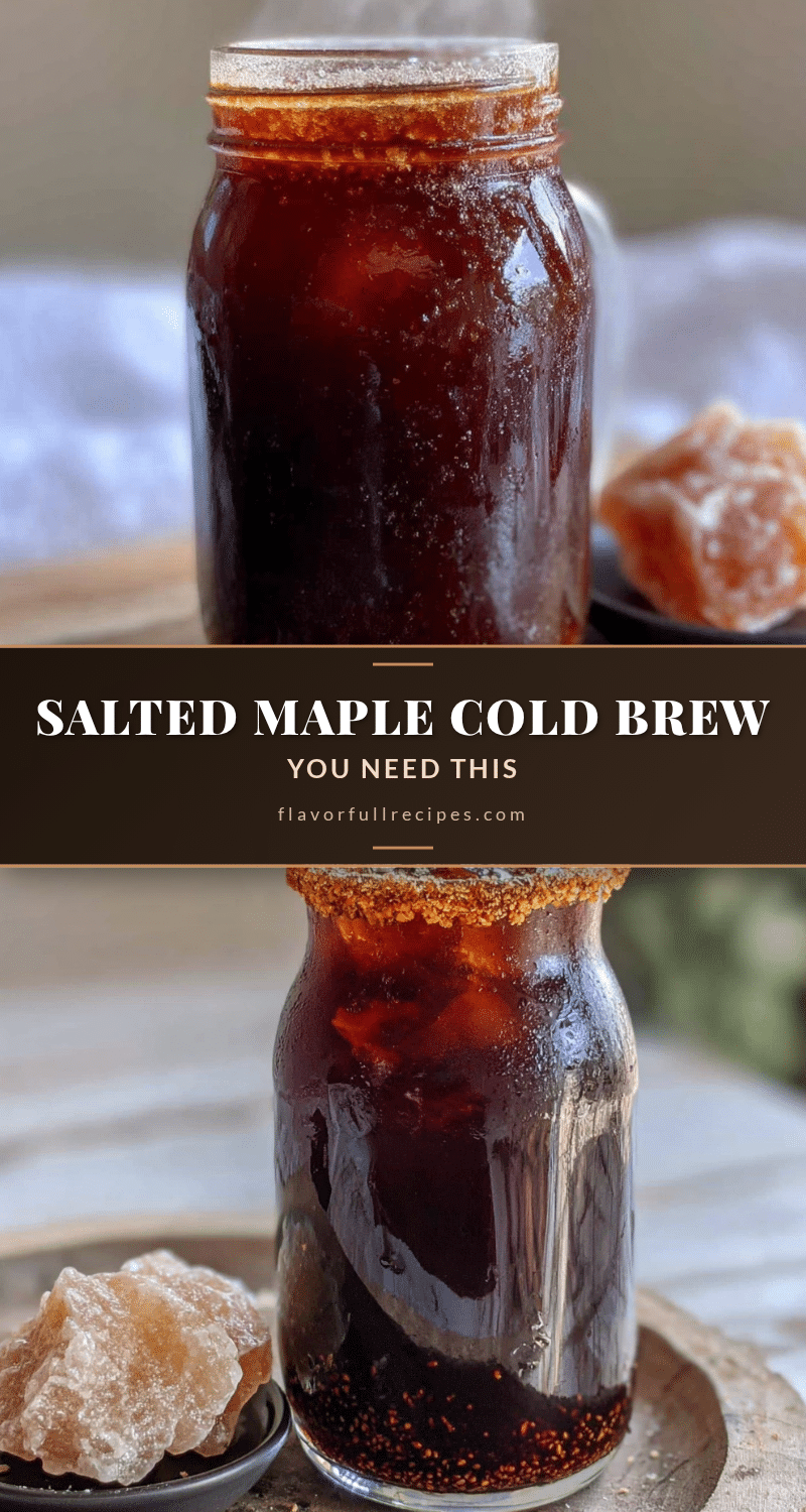 Salted Maple Brown Sugar Cold Brew Concentrate recipe