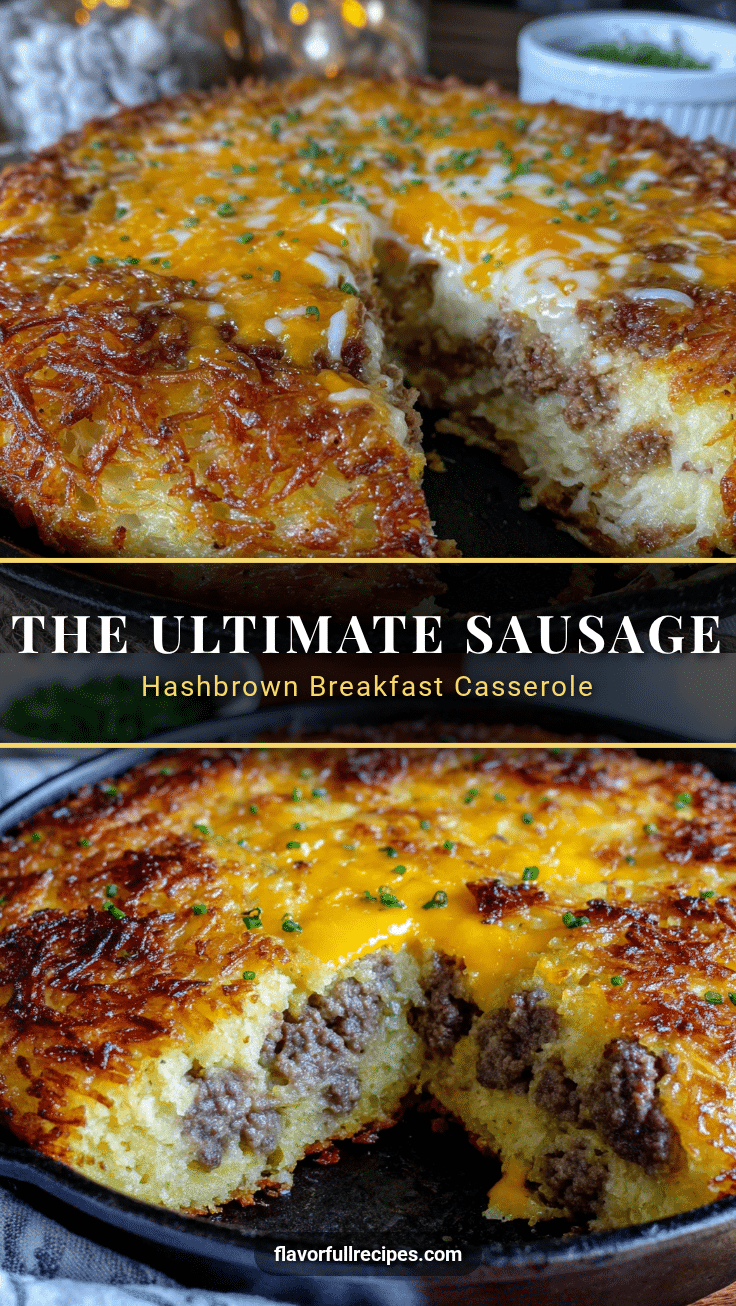 sausage and hashbrown breakfast casserole recipe
