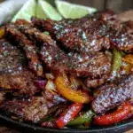sheet pan chicken fajitas - featured image