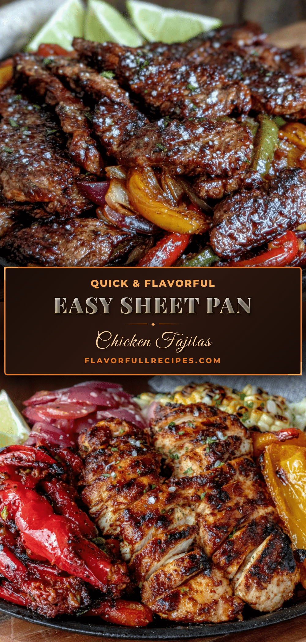 sheet pan chicken fajitas recipe