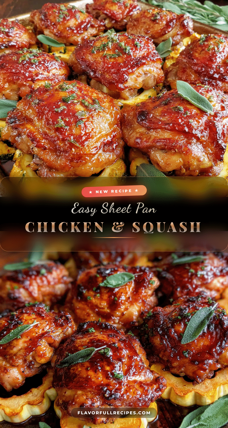 sheet pan chicken thighs with delicata squash recipe