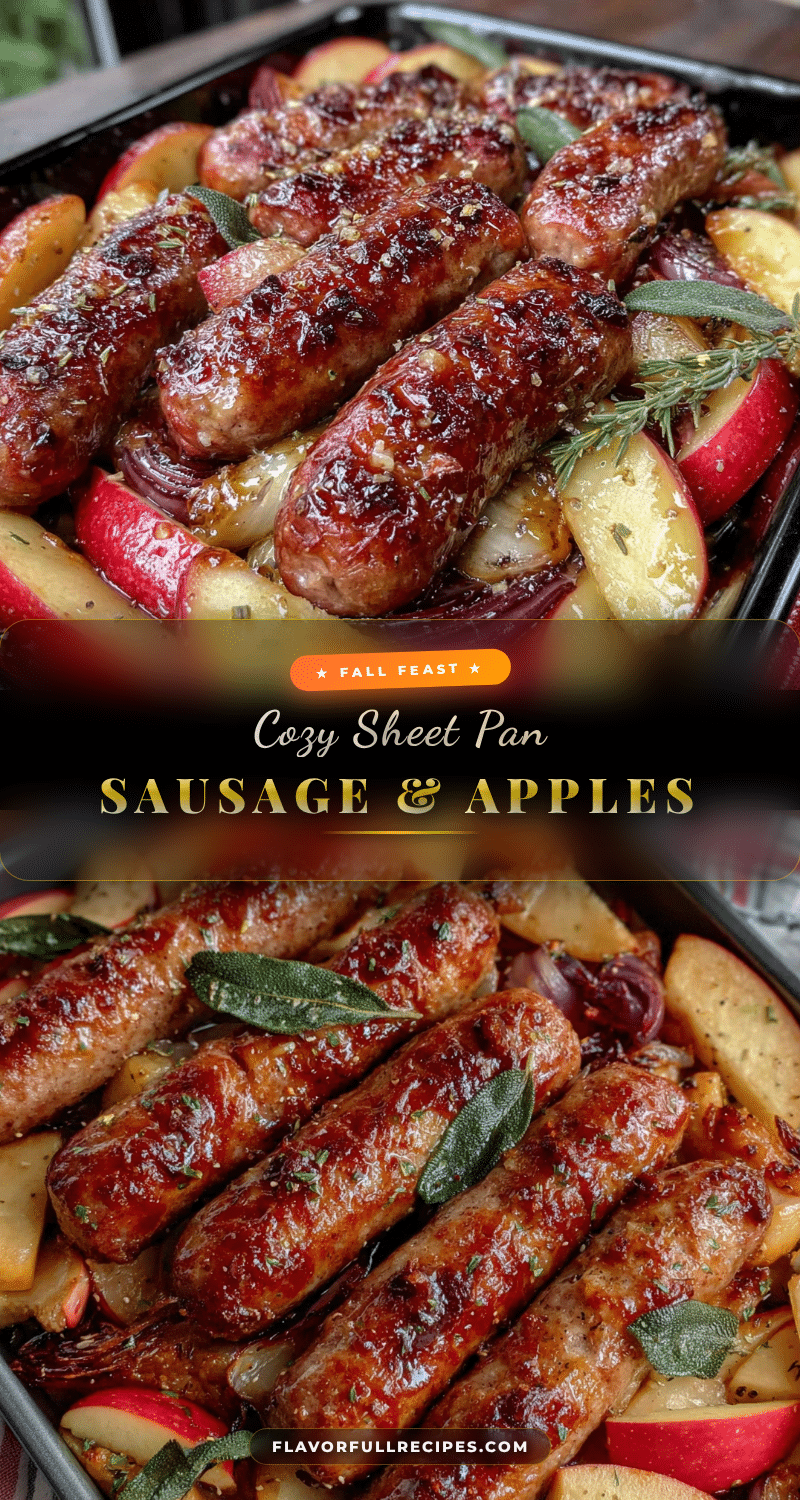 sheet pan sausage and apples recipe