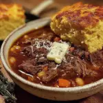 slow cooker ham and bean soup - featured image