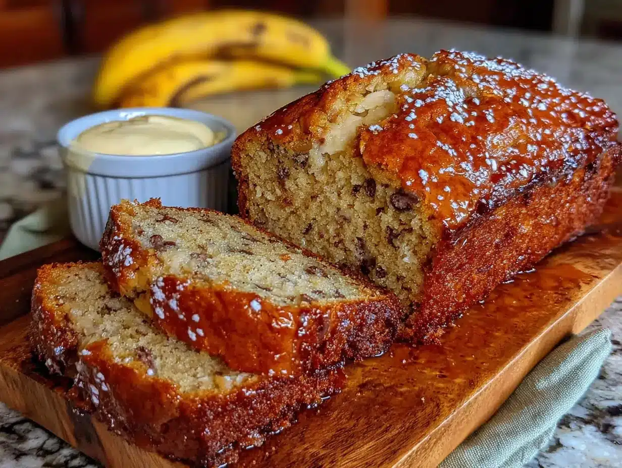 small batch banana bread preparation steps