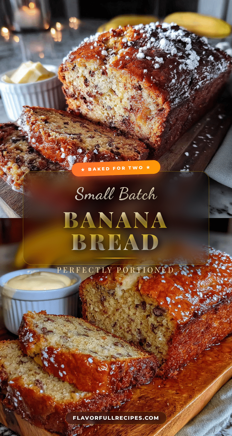 small batch banana bread recipe