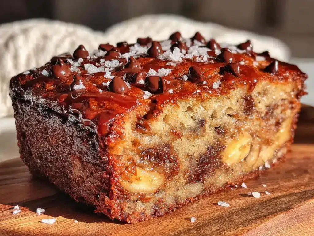 small-batch banana bread with chocolate chips - featured image