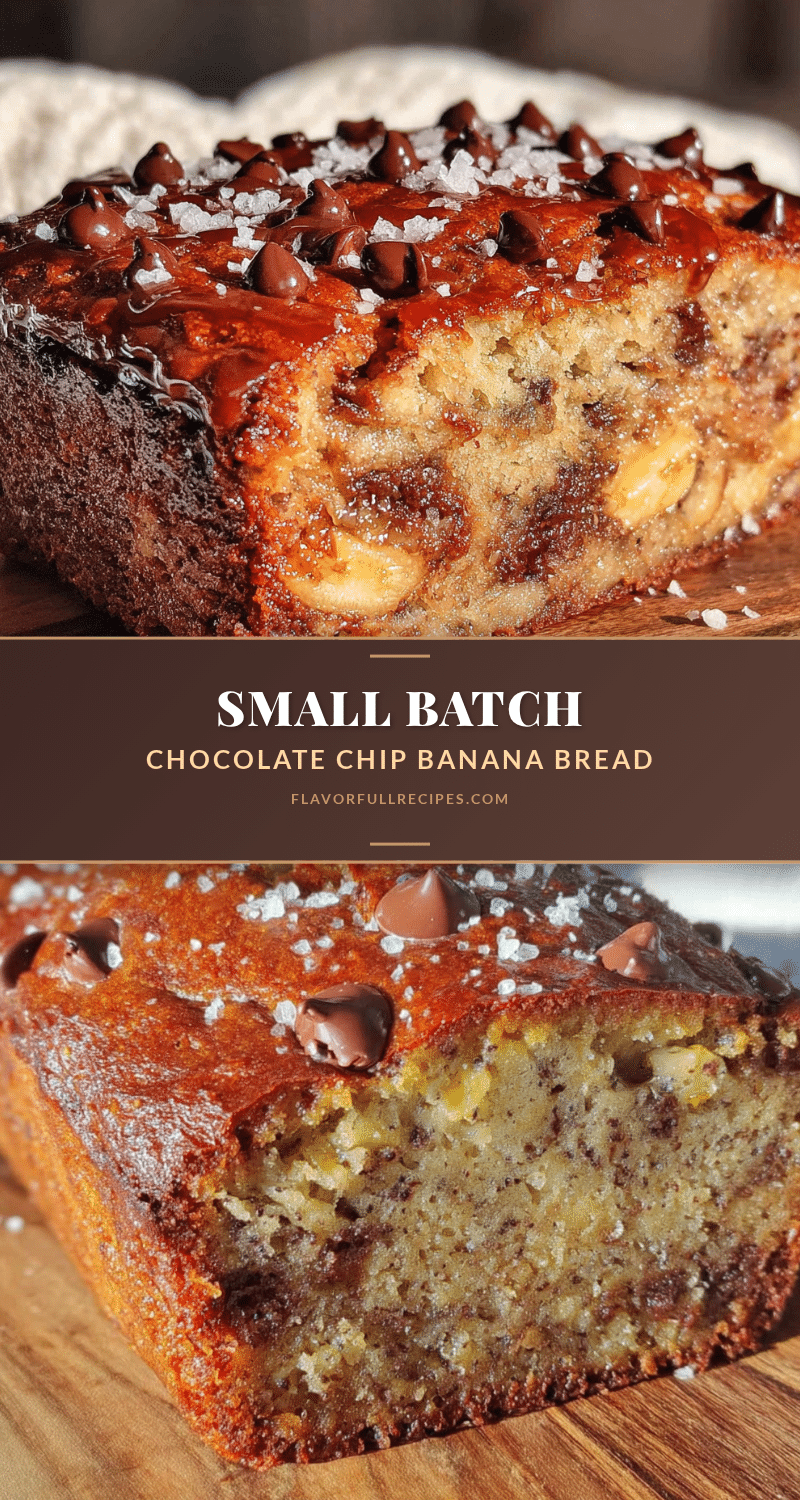 small-batch banana bread with chocolate chips recipe