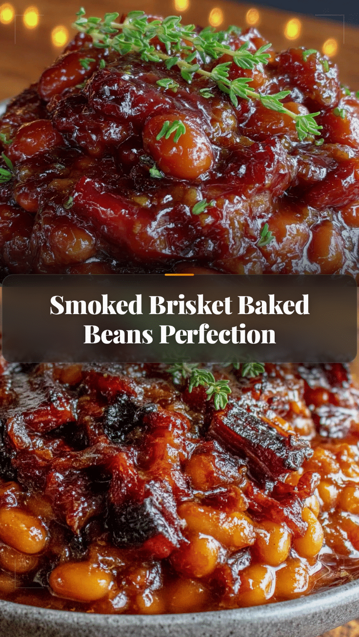 Smoked Brisket Baked Beans recipe
