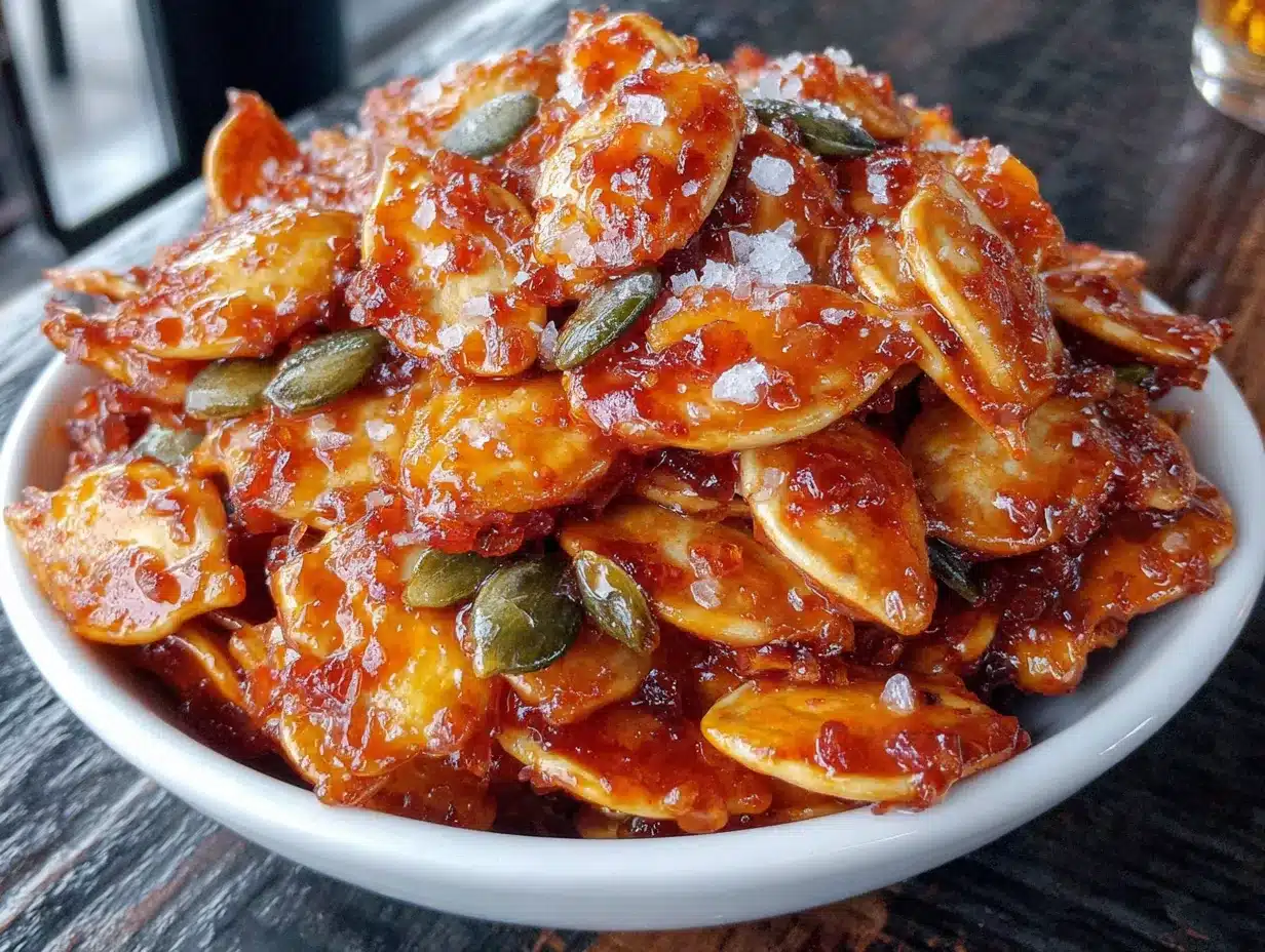 smoky maple roasted pumpkin seeds preparation steps