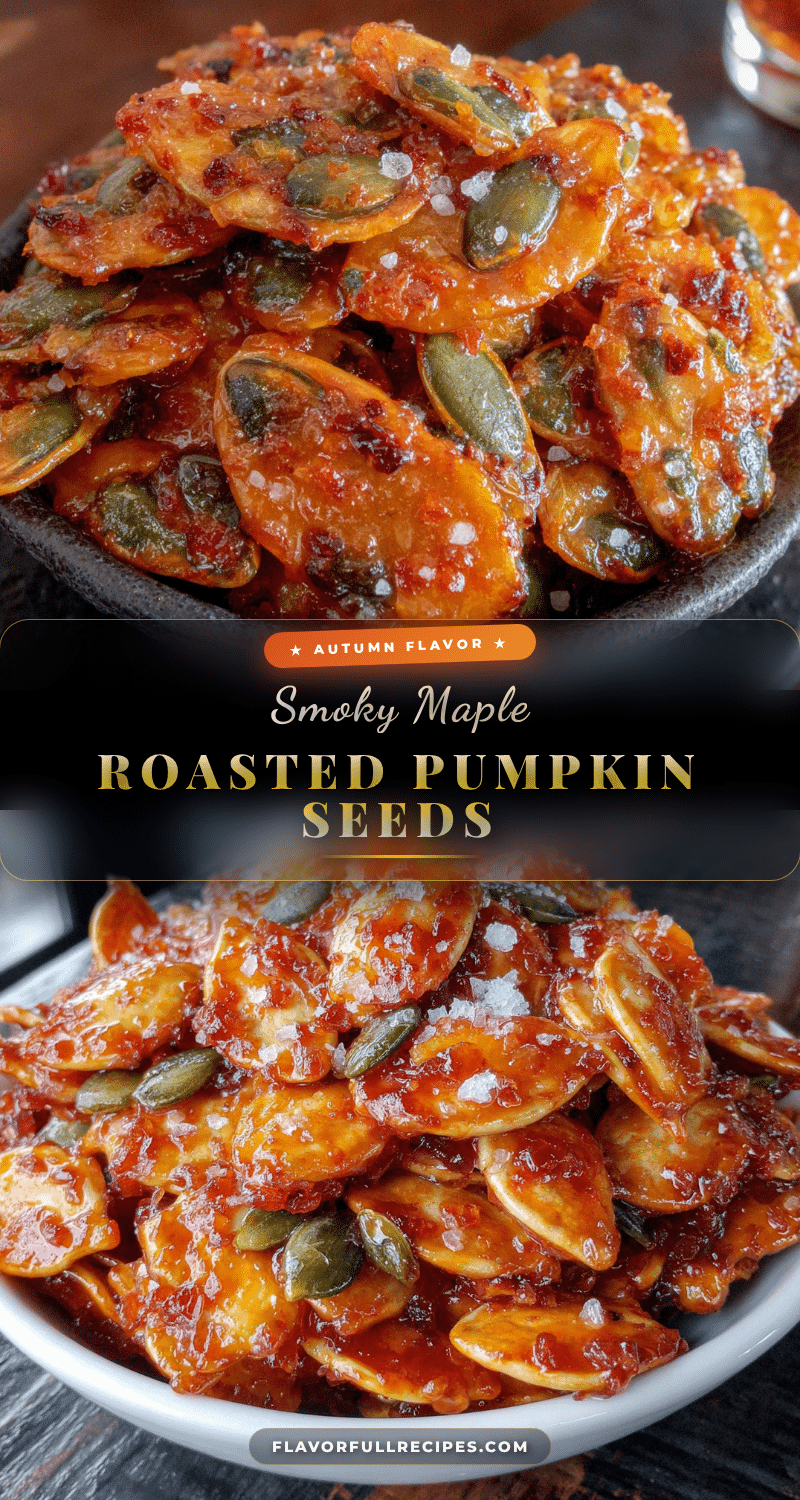 smoky maple roasted pumpkin seeds recipe
