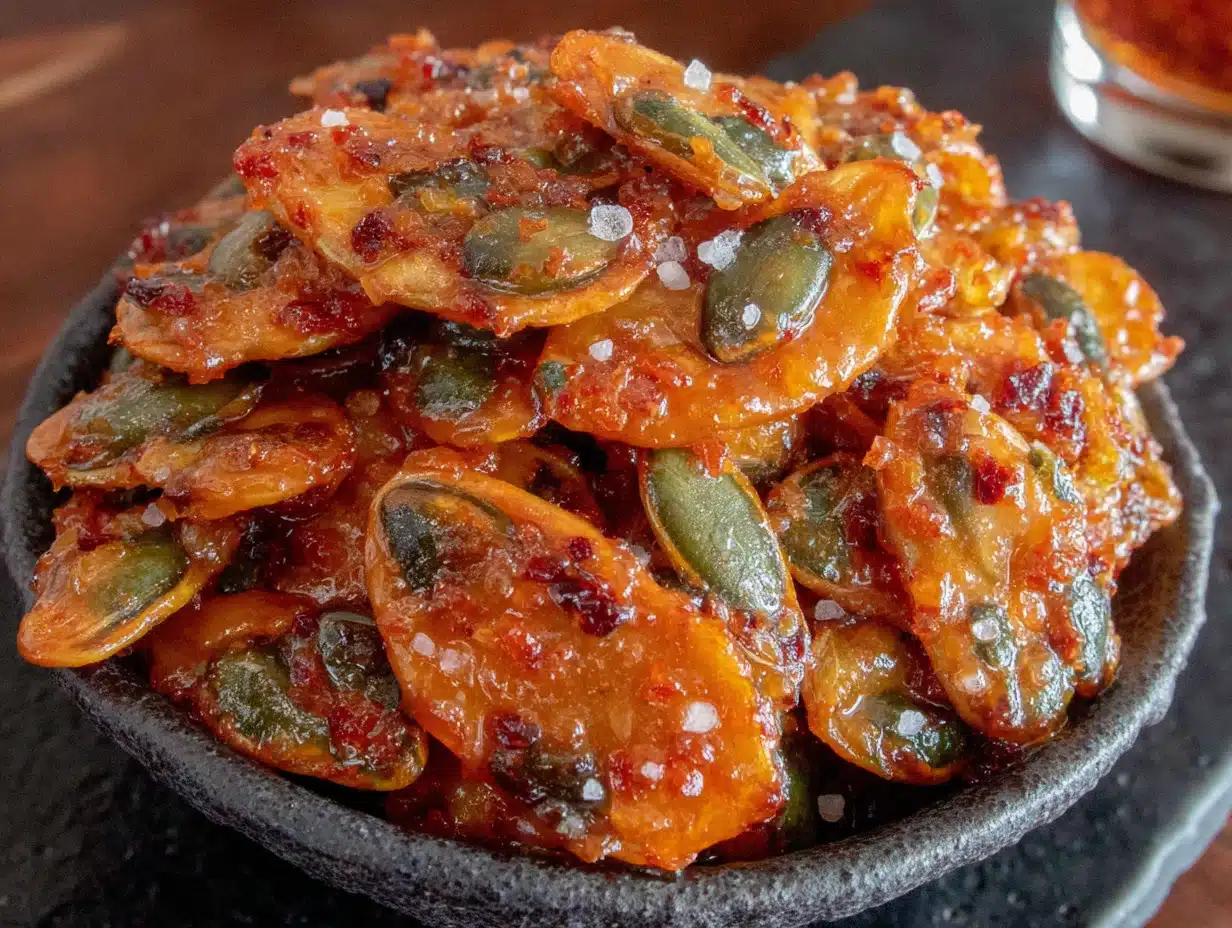 smoky maple roasted pumpkin seeds - featured image