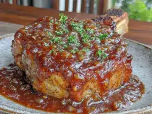 smothered pork chops - featured image