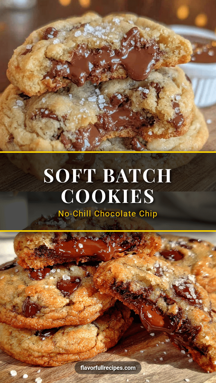 soft batch chocolate chip cookies no chill recipe
