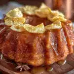 spiced apple cider bundt cake - featured image