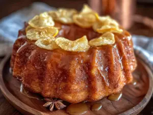 spiced apple cider bundt cake - featured image