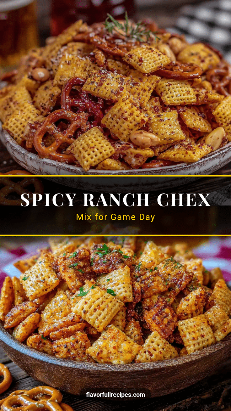 spicy ranch chex mix recipe