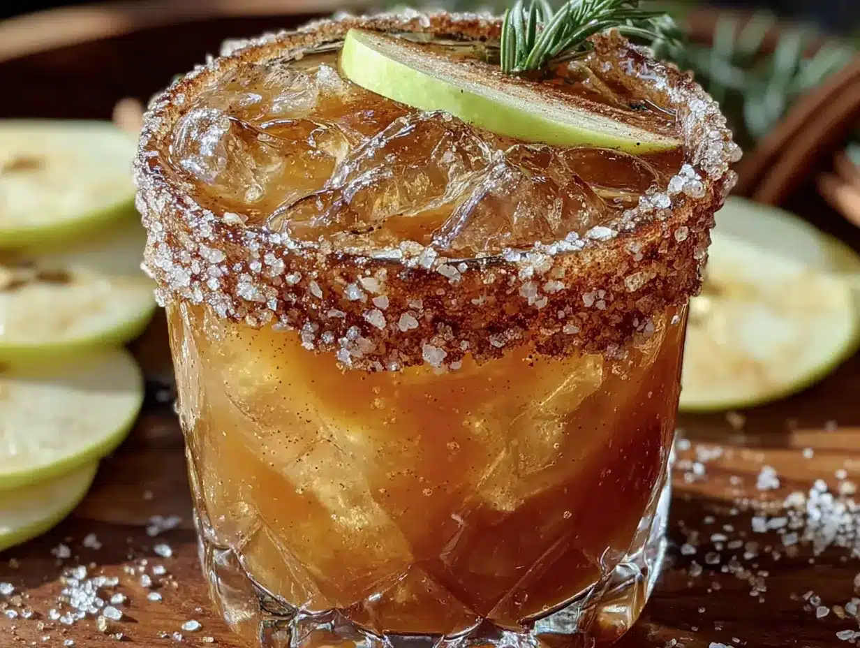 spiked apple cider margarita preparation steps