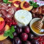 summer stone fruit charcuterie board - featured image