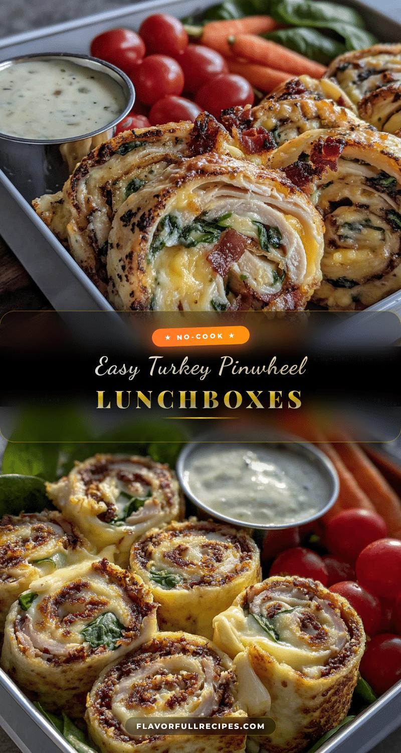 turkey cheese pinwheel lunchboxes recipe