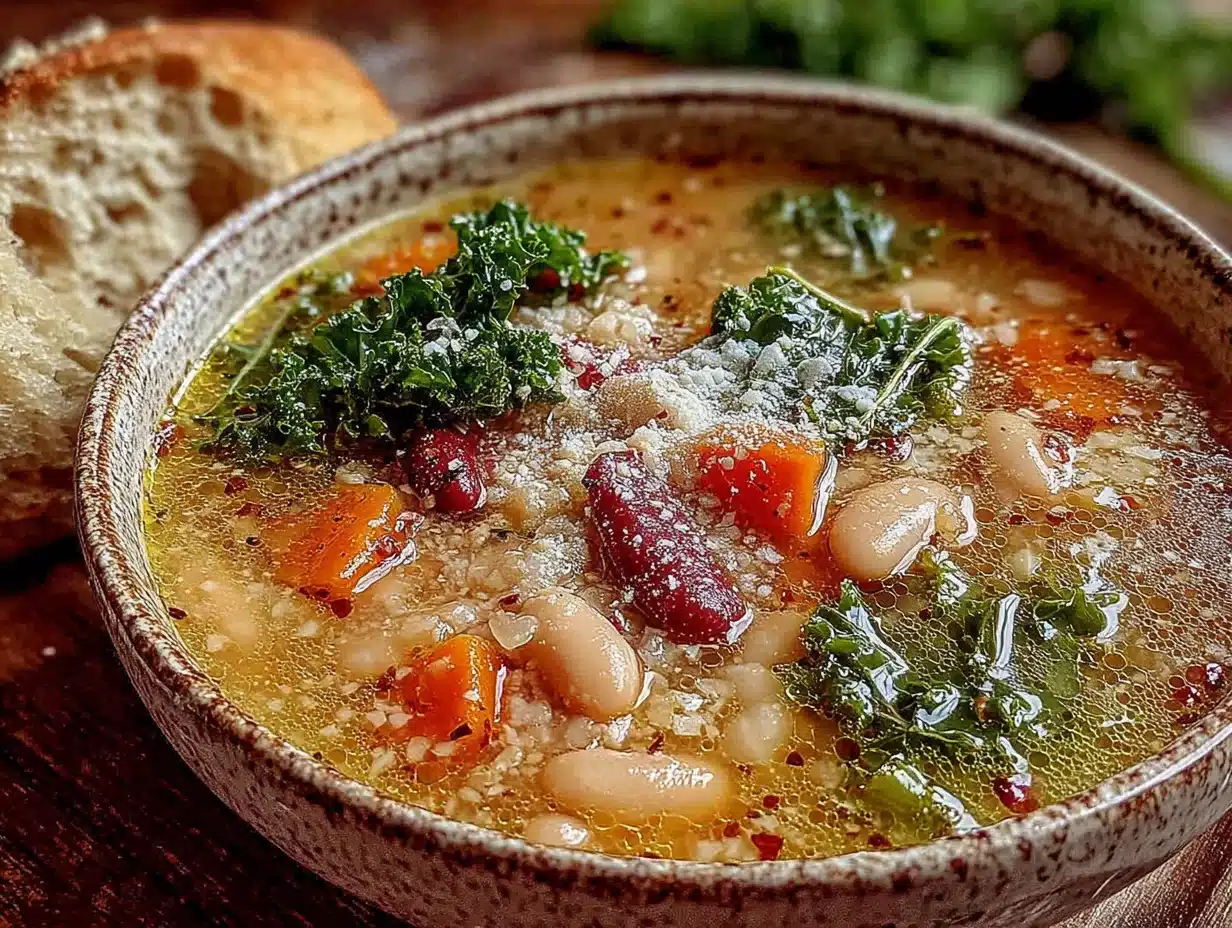 white bean and kale soup - featured image