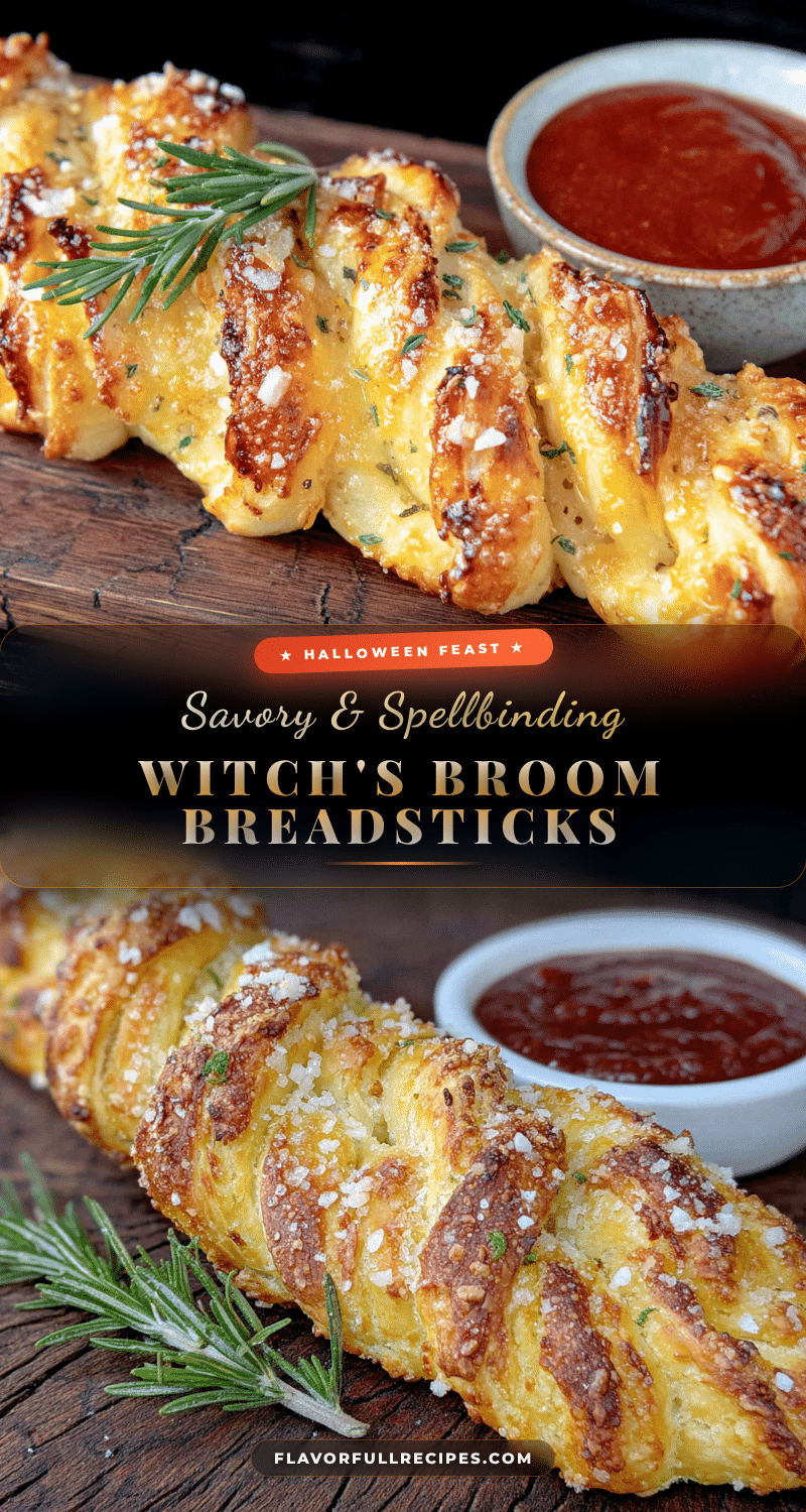 witchs broom breadsticks recipe