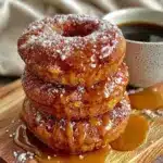 air fryer pumpkin spice donuts - featured image