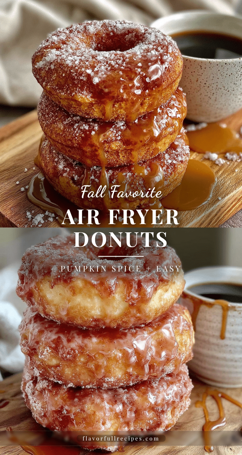 air fryer pumpkin spice donuts recipe