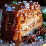 apple cider donut cake - featured image