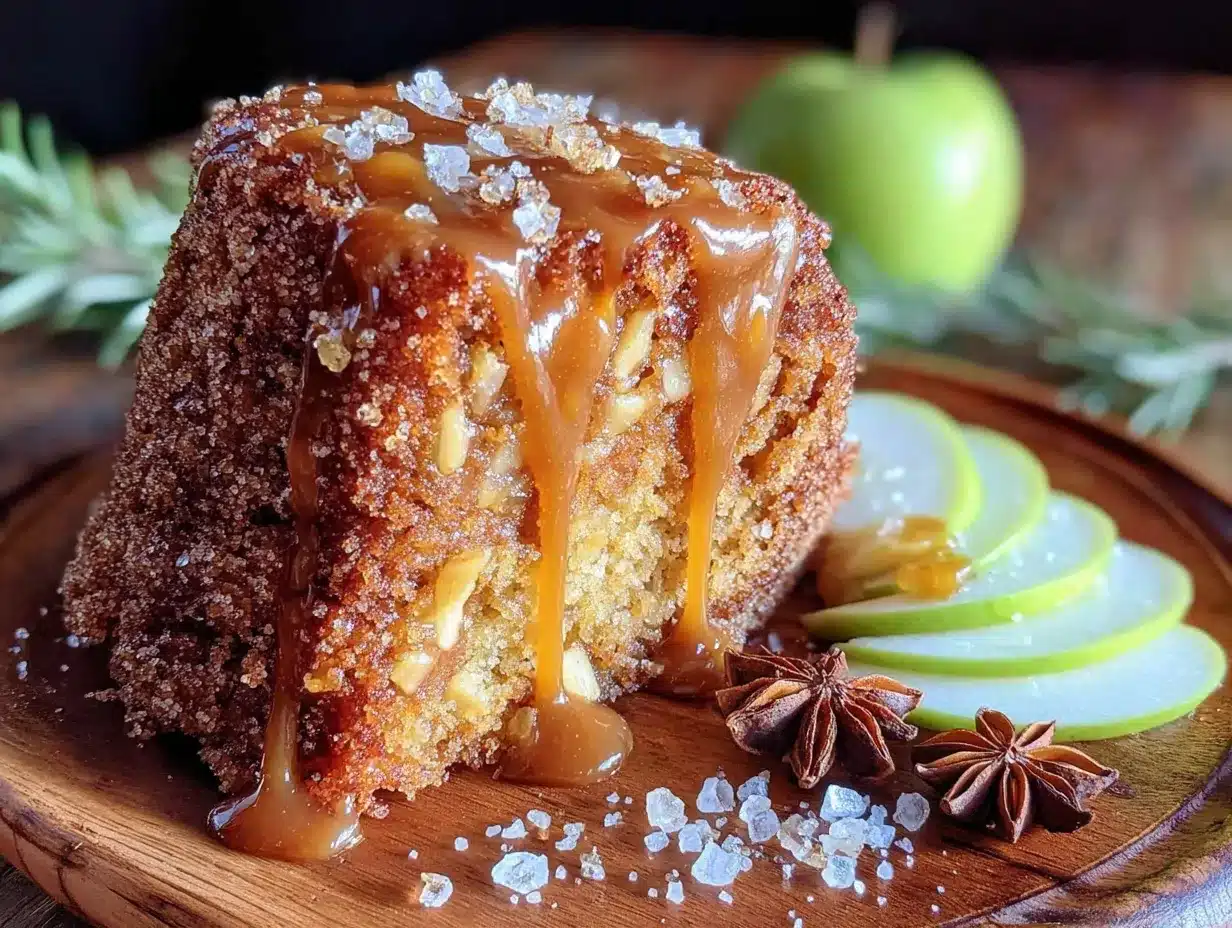 apple cider donut cake preparation steps