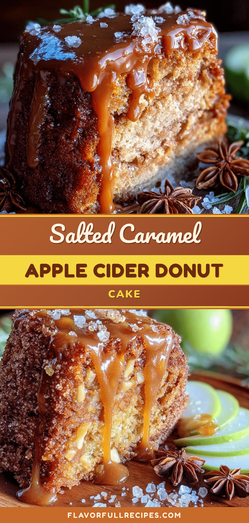 apple cider donut cake recipe