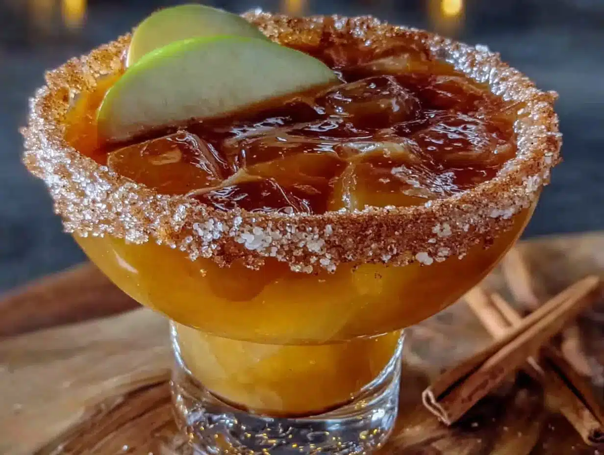 apple cider margarita - featured image