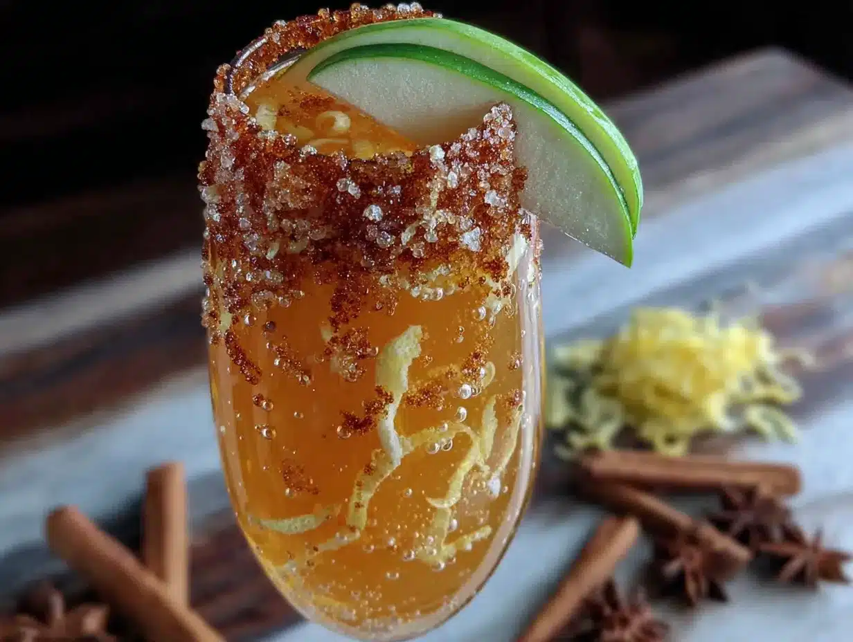 apple cider mimosa preparation steps