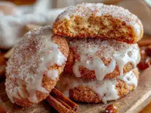 apple cider snickerdoodle cookies - featured image