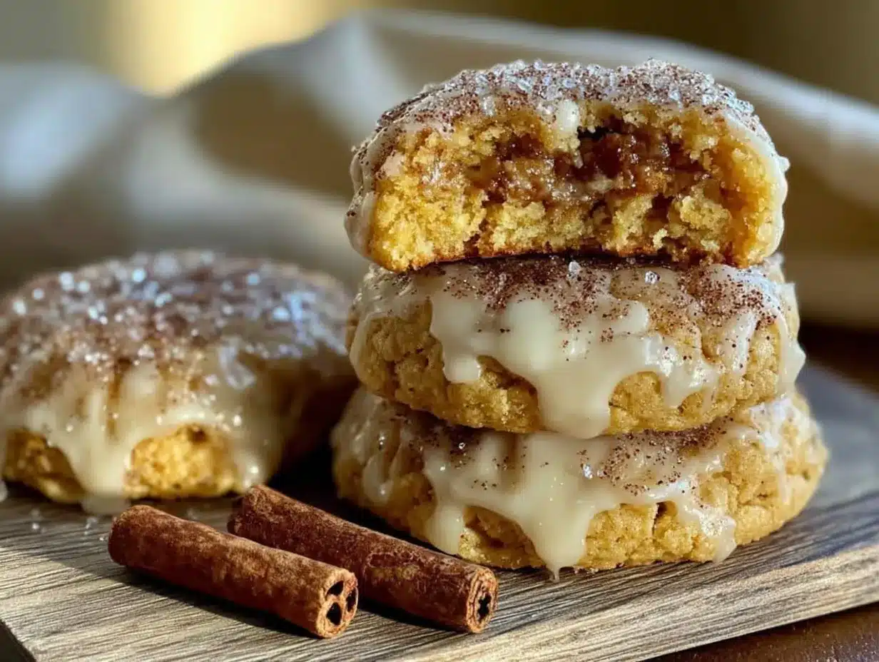 apple cider snickerdoodle cookies preparation steps