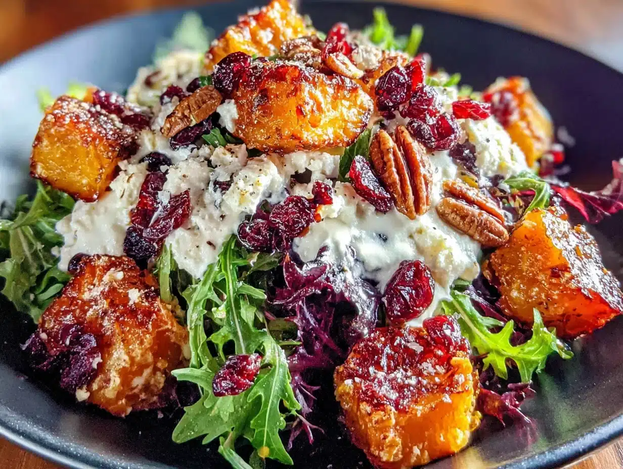 autumn harvest salad - featured image