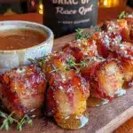 bacon-wrapped apple bites - featured image
